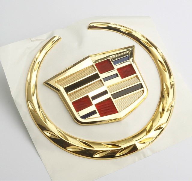 3D Large Car Front Grille Emblem Sticker Badge For Cadillac SRX ATS XTS