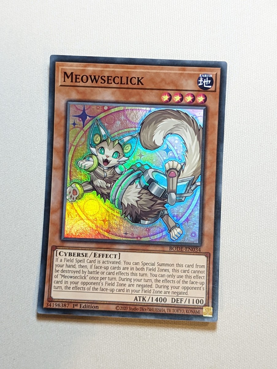 Meowseclick - BODE-034 - Super Rare - 1st Edition Yugioh Card! | eBay Meowseclick - BODE-034 - Super Rare - 1st Edition Yugioh Card! | eBay