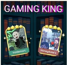 1 x Golden BLITZ Voldemort Mono poly go stickers 