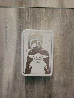 Star Wars The Mandalorian Trivia Quiz Game With Collectible Baby Yoda Tin