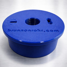 DN100 4 Zoll Brunnendeckel Brunnenkopf für Brunnenrohr mit 1" Inch Innen Gewinde