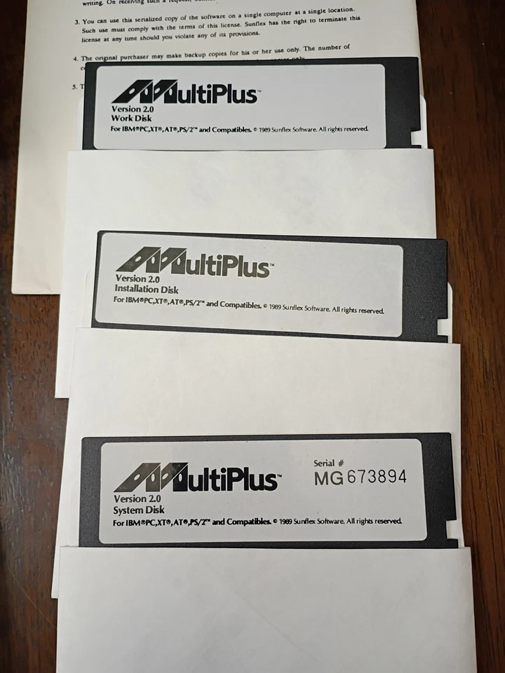 Sunflex Desktop Manager And Antivirus Multi plus 1989 Vintage  - Image 4 of 4