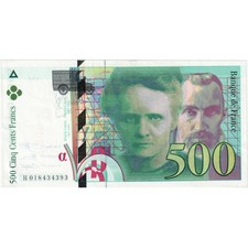 [#336109] France, 500 Francs, Pierre et Marie Curie, H.018, AU