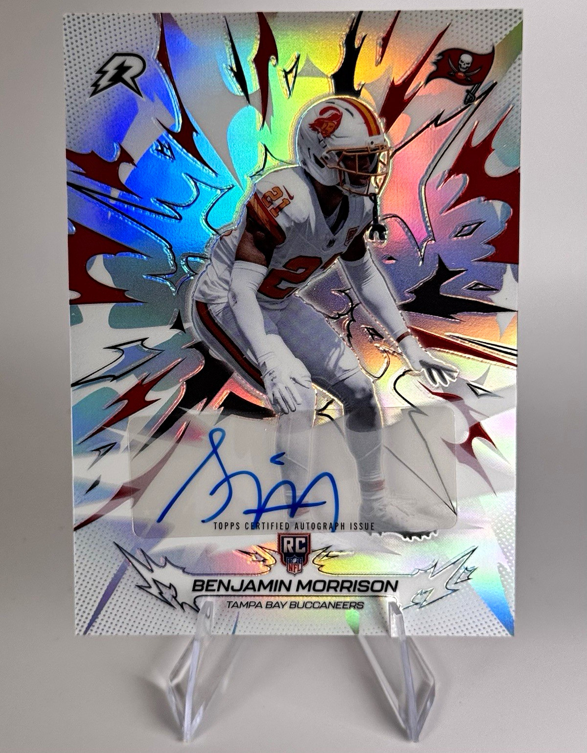 2026 Topps Resurgence Benjamin Morrison RC Auto Refractor #192 Buccaneers