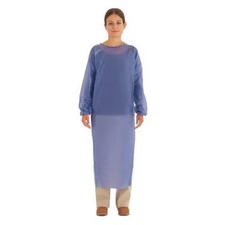 Ansell 56-903 Apron, Vinyl, Blue, 54 In, L