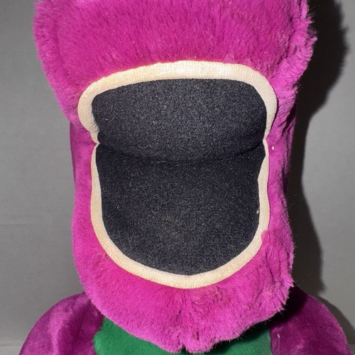 Vintage Barney The Dinosaur Large 20” Stuffed Plush Golden Bear co Lyons Group - Picture 11 of 14