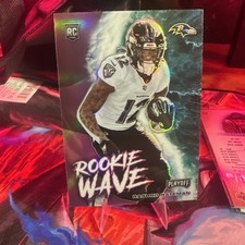 🎀 2021 Panini Playoff Football Rookie Wave RASHOD BATEMAN RC Pink RW-RBA Ravens