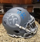 Earl Campbell Autographed Titans Custom Speed Authentic Helmet w/HOF Beckett
