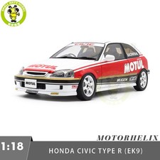 1/18 MOTORHELIX Honda CIVIC Type R EK9 Motul Livery Diecast Model Car