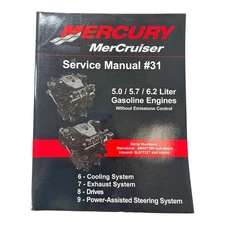 Mercury 90-864260400, 5/5.7/6.2 Liter Gasoline Engines Service Manual #31