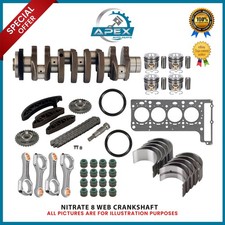 MERCEDES-BENZ OM651 CLASE A 2.2 CIGÜEÑAL 8 BANDAS CON MOTOR PIEZAS RECONSTRUIDAS NUEVO