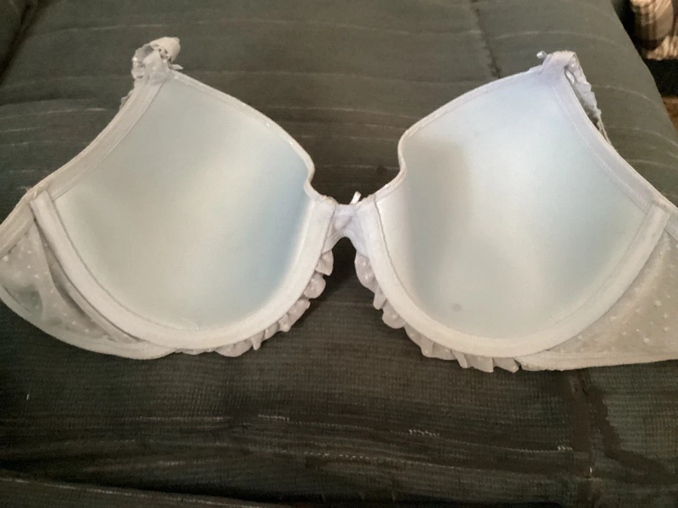 Sujetador b.temp'd azul claro con lunares talla 32DD A Little Darker Blue Foto 3 de 4