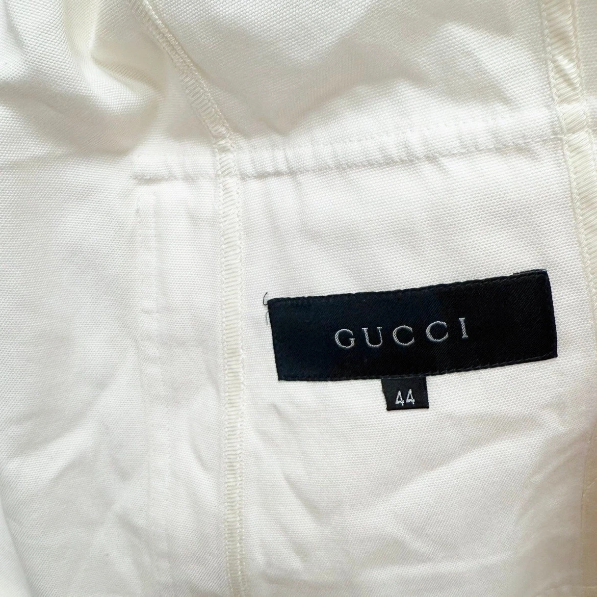 Giacca biker Gucci vintage bianca donna taglia 44