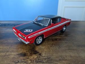 Plymouth Barracuda 1968 1/18 – Highway 61/DCP Marron, Miniature D'occasion