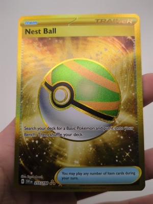 Pokemon Nest Ball EX 255/198 Secret Rare Holo (NM)