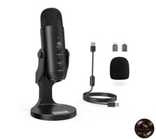 ZEALSOUND USB Mike Condenser Microphone PC Mike PC Mike Single -oriented Echo