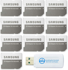 Micro to SD Memory Card Adapter Bulk 10-Pack Bundle with 1 Everything but St