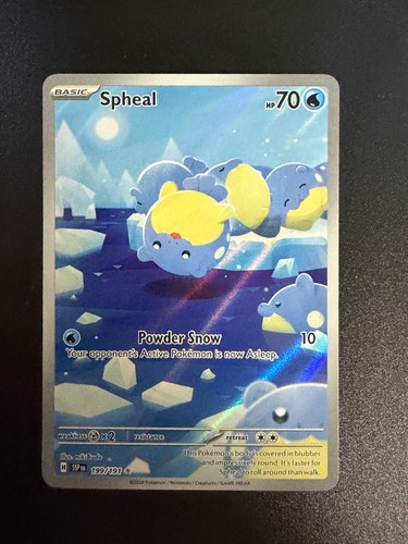 Spheal 199/191 SV: Surging Sparks Holo Illustration Rare Near Mint