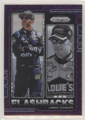 2021 Panini Prizm Flashbacks Purple Velocity /199 Jimmie Johnson #71 HOF z4k