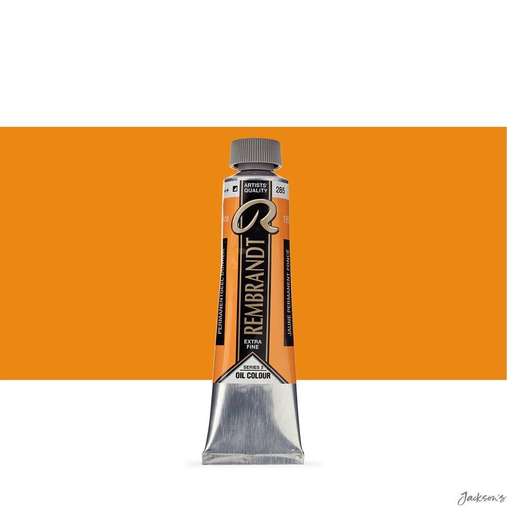 Royal Talens Rembrandt Oil Paint Tube 40ml Permanent Yellow Deep Artists Pain...