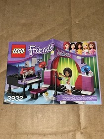 2012 Lego Friends Andrea&rsquo;s Stage #3932 Parts & Pieces Lot W/ Manual