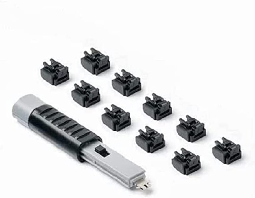 SmartKeeper ESSENTIAL / 10 x RJ45 Port Blockers with 1 x Lock Key Basic / Black