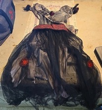 Zombie Prom Queen Halloween Costume Medium 12/14