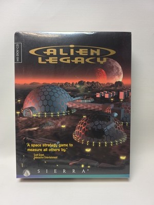 Alien Legacy - PC Game Big Box MS-DOS CD-ROM Vintage Sealed...............R2S2B2