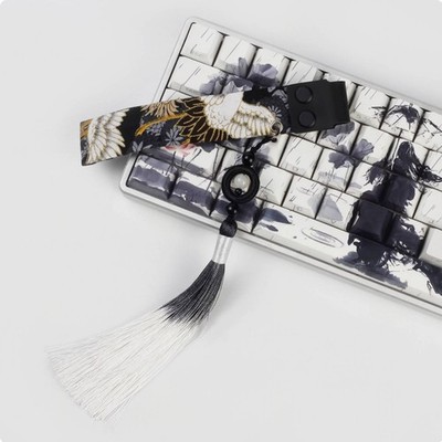 Tastatur-Zierband mit Quaste einfache Anbringung Computerzubehör für Heimbüro