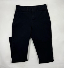 Old Navy Pants Womens 0 Black Pixie Skinny High-Rise Ankle Stretch Pockets