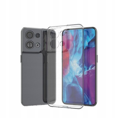 HURTEL CASE COVER FÜR OPPO RENO 8 PRO TRANSPARENT DÜNN 0,5MM