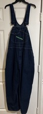 KEY IMPERIAL Bib Overalls Blue Denim Mens Size 44