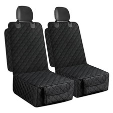 Dog Car Seat Cover Waterproof Pet Front Seat Car Cover, Full Protection 2 Pack