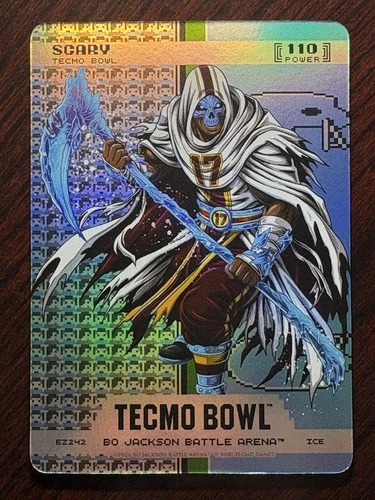 Bo Jackson Battle Arena Tecmo Bowl Scary Terry McLaurin Endzone Battlefoil Ice