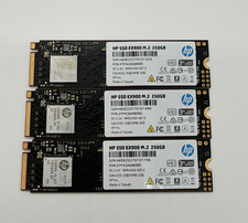 250GB HP EX900 2YY43AA#ABC 2280 NVME PCIE 3X4 TESTED 100% HEALTH LOT OF 3