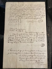 1841 Pennsylvania Revolutionary War pension Hartman Jacob Spring Signed Rare