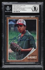 BAS 2018 Topps Archives The Sandlot Kenny DeNunez #SL-KD BGS Authentic Auto 0v33