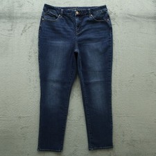 Chico's Jeans Women's Size 1.5P US-10 Mid-Rise Girlfriend Ankle Denim 26" Inseam