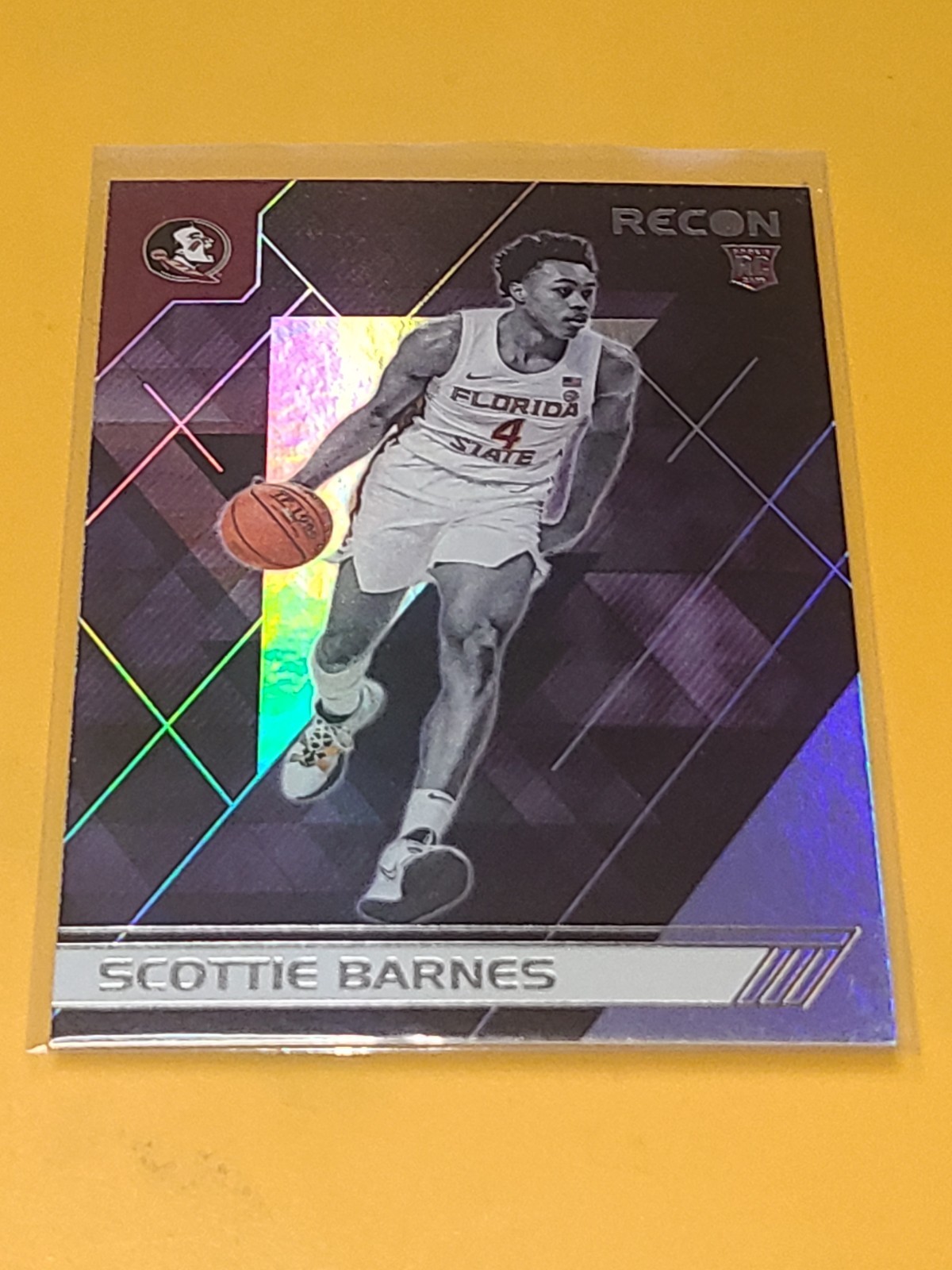 FLORIDA STATE SEMINOLES SCOTTIE BARNES 2021 PANINI CHRONICLES RECON DRAFT #127