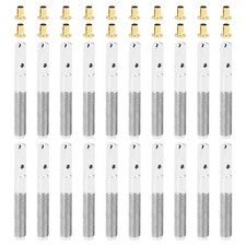 20 Pcs Lyre Harp Tuning Pin Nails with 20 Pcs Rivets Set for Lyre Harp1617