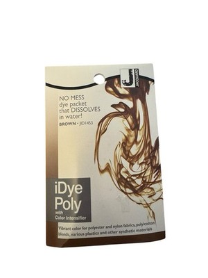 Jacquard iDye Poly Synthetic Fabrics Dye 14g Brown