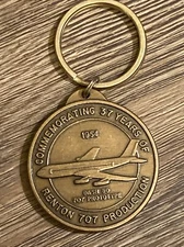 Aviation 37 Year 1954-91 Boeing Renton 707 Dash 80 AWAC Commemorative Medallion