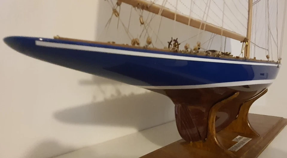 Veliero in legno - AMERICA'S CUP 1934 1:80 (480mm) - Immagine 3 di 4