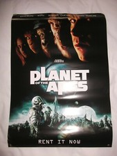 Planet of the apes  original Video Shop film poster uk