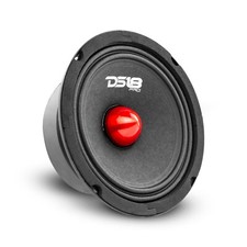 DS18 PRO-GM8.4B Loudspeaker - 8", Car Speaker Midrange with Red Aluminum Bullet