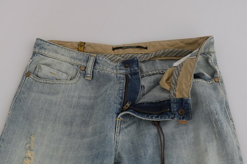 PLEIN SUD Jeans Light Blue Mid Waist Straight Denim Women Casual s. W29 RRP $400 - Picture 5 of 9