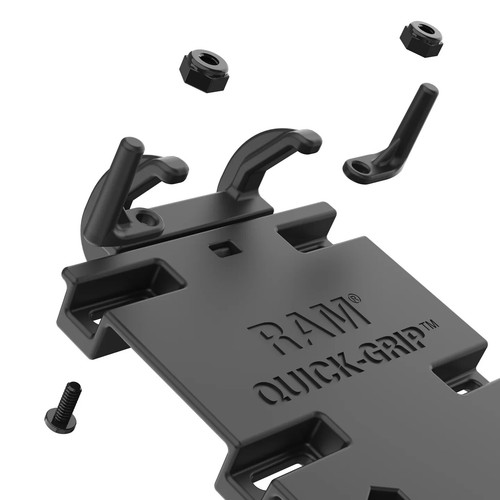 RAM Vibe-Safe Moto Fourche Support - IPHONE 16, 16 Plus, 16 Pro, 16 Pro Max - Photo 4 sur 12