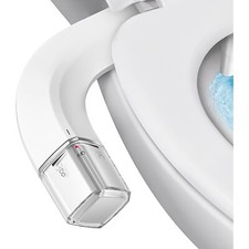 Ultra-Slim Bidet Dual Mode Bidet Attachment for Toilet, Bidet Toilet Seat Pressu
