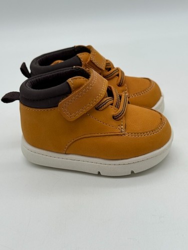 Carter's Brown Boots Infant Size 2 Never Worn - Picture 6 of 11