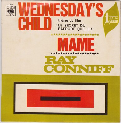 RAY CONNIF LE SECRET DU RAPPORT QUILLER / MAME FRENCH 45 SINGLE
